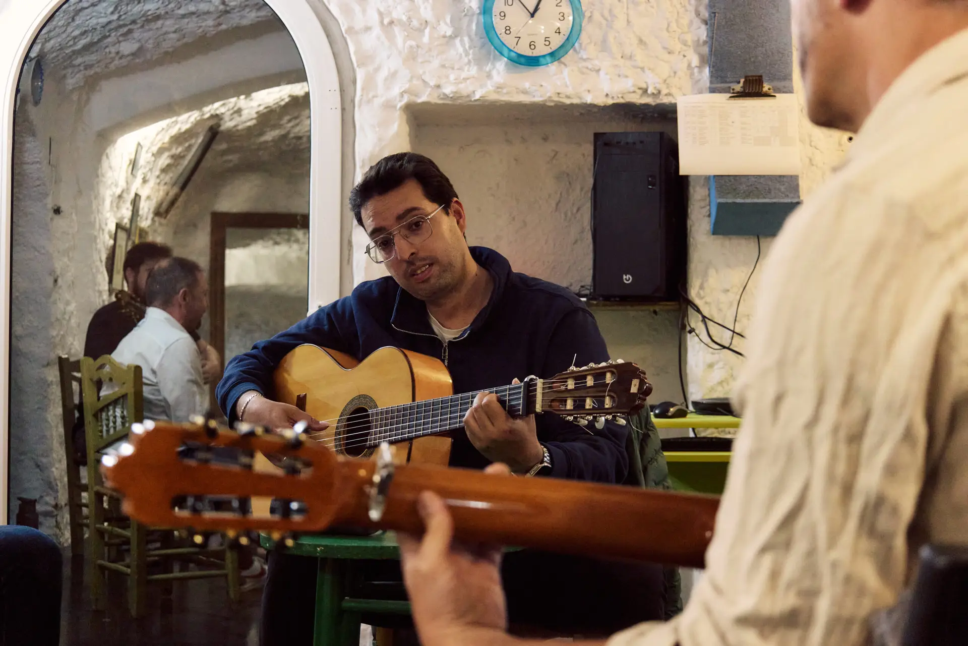 Clase de guitarra flamenca con José Fernández